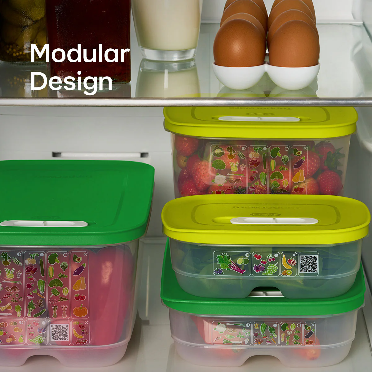 Tupperware® FridgeSmart® Medium Deep | Produce Storage Container With Lid - Image 7