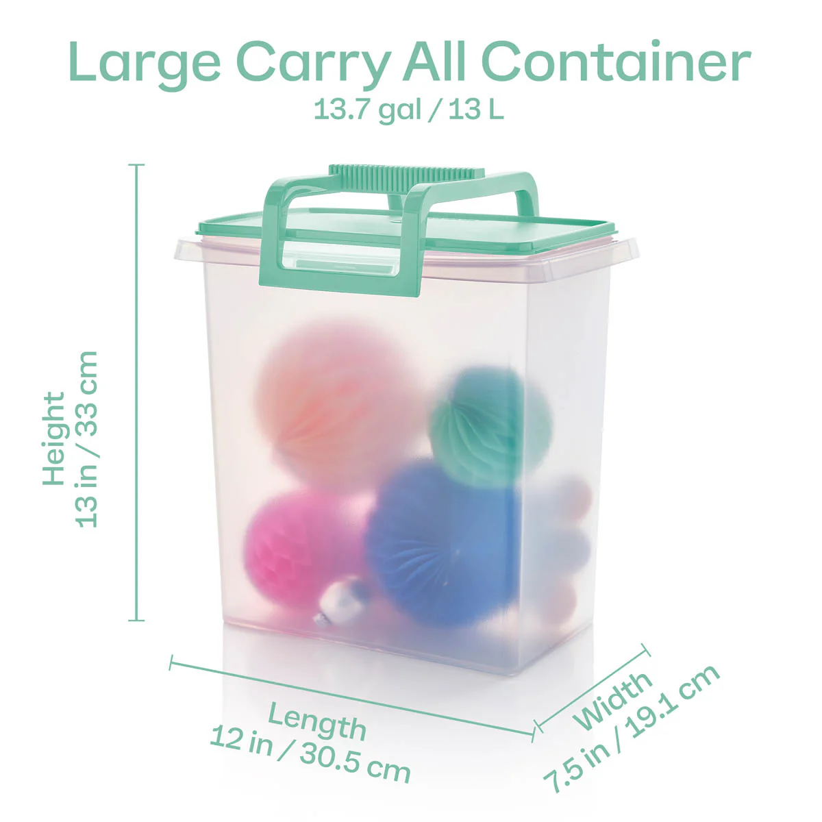 Large and Small Carry-all® Containers (Mint Ice Cream) - Image 3