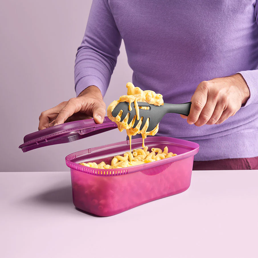 Tupperware® Microwave Pasta Maker | 8-cup Cooker With Strainer Feature - Image 3