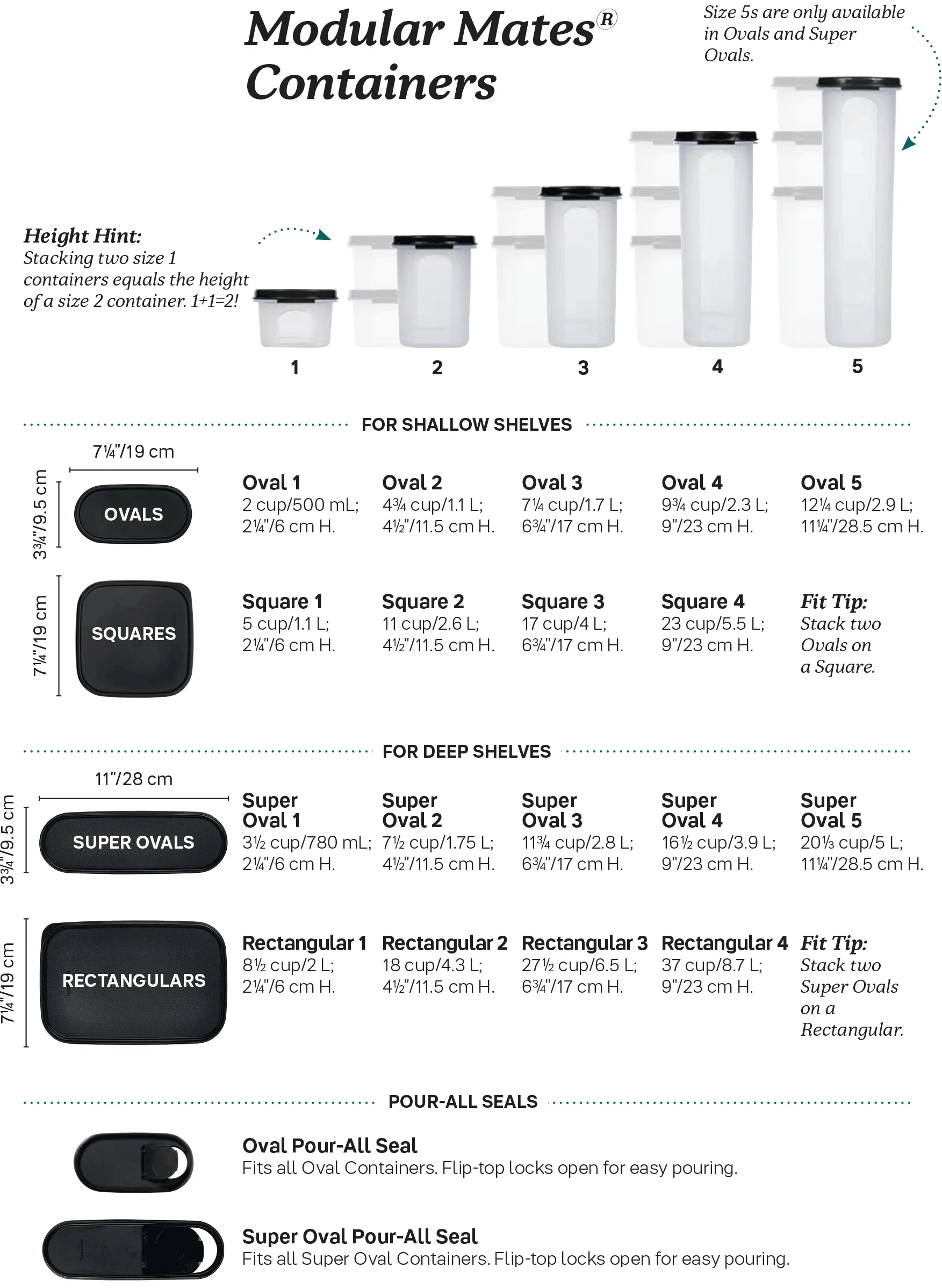 Tupperware® Modular Mates® Rectangle 3 | Food Container 27.25-cup / 6.5 L - Image 6