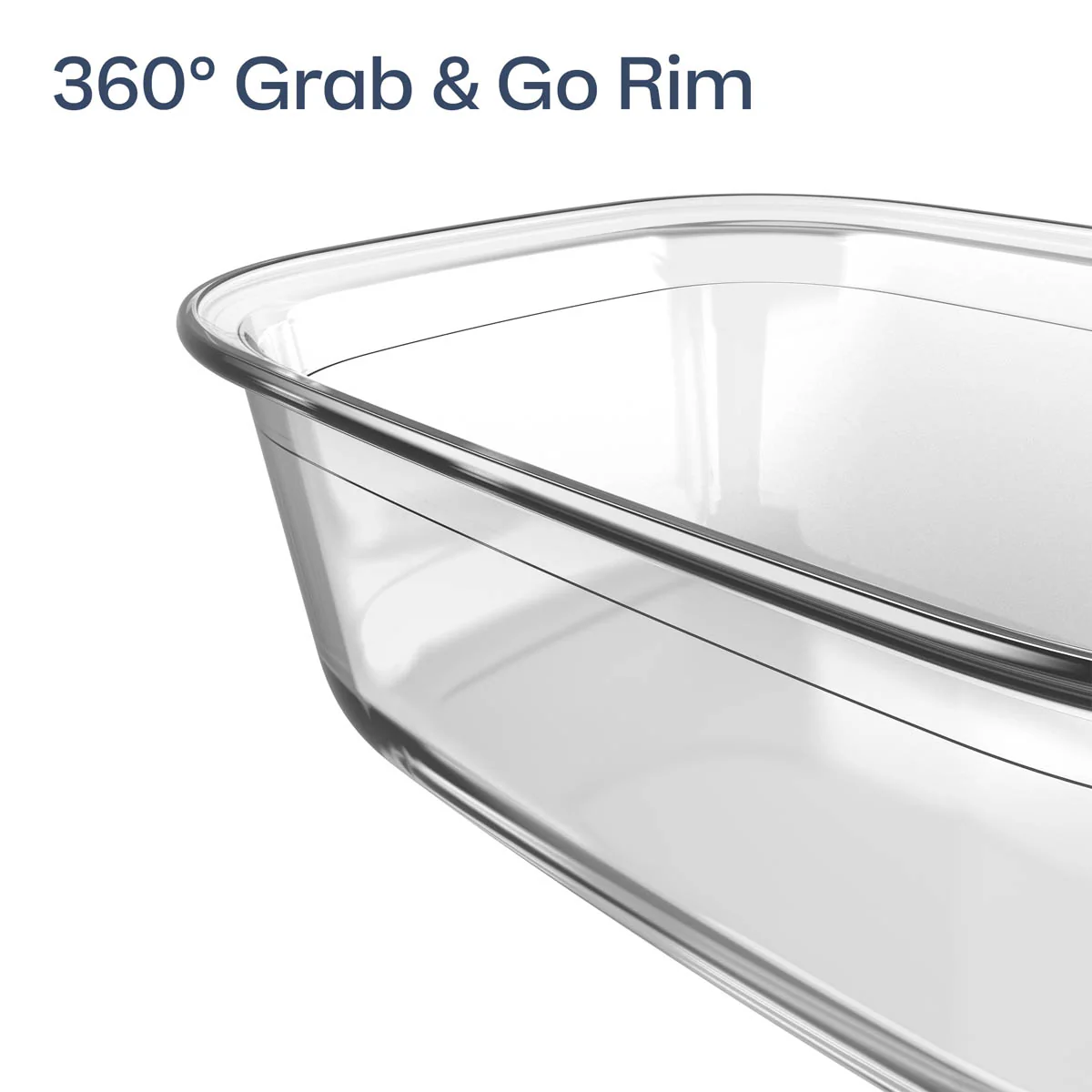 Tupperware Voila™ Glass Food Storage Container | Rectangular Medium - Image 8
